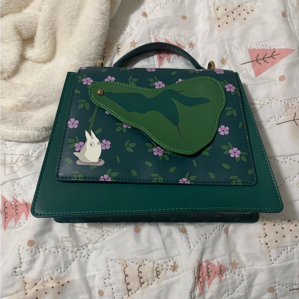 Green Floral Women's Bag
